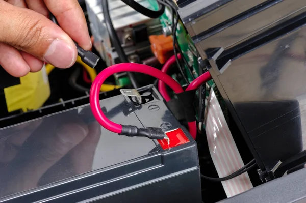 depositphotos 197528326 stock photo technician replacing ups uninterruptible power